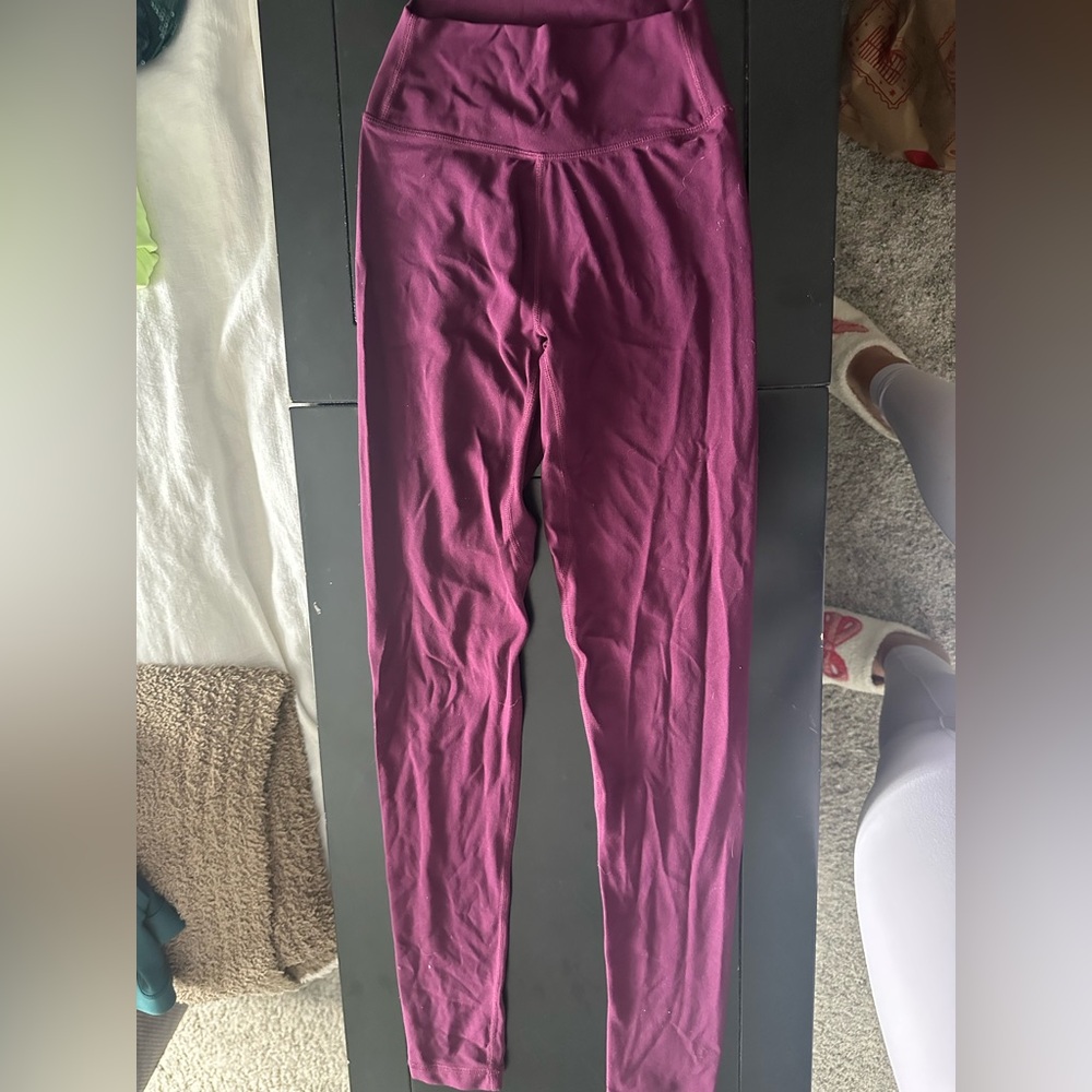 Maroon stori leggings